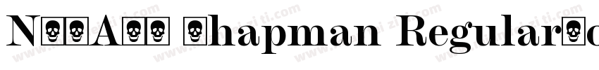 NFFAKG Chapman RegularCondensed字体转换